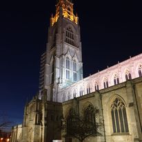 St Botolph’s Church at night