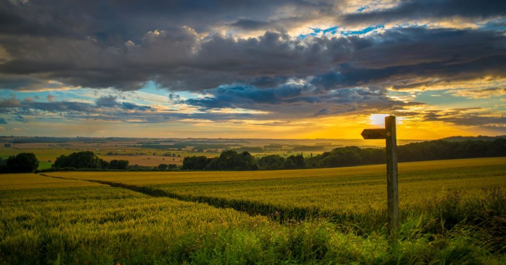 The Lincolnshire Wolds Boston UK